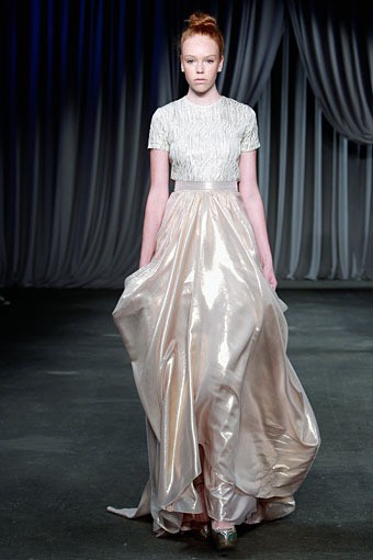 Christian Siriano, Spring/Summer 2013. New York Fashion Week 2013. [Photo by Mark Von Holden/Getty Images for Payless]