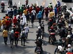 Diblokir Pendemo, Tol Dalam Kota Macet