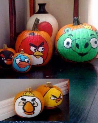 Woow...Angry Bird Juga Ikut Pesta Halloween!