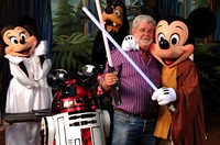 Selama 1977 hingga 2008, Lucasfilm sudah memproduksi enam film Star Wars. (Todd Anderson/Disney via Getty Images).