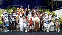 Disney berniat membuat tiga seri terbaru Star Wars, dimulai dengan seri ketujuh dari franchise film luar angkasa itu di 2015. (Max Morse/Getty Images).