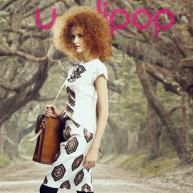 Blouse & Skirt: Ari Seputra. Shoes: Ivan Gunawan. Photographer: Robby Agus. Stylist: Ferdy Thaeras. Assistant Stylist: Dona Rema. Make-up & Hair-do: Edison Siahaan (08174839275). Model: Polina (21 MM).