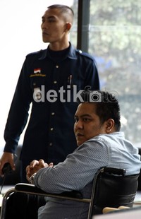Dendy diperiksa untuk merampungkan berita acara pemeriksaan (BAP). Ramses/detikcom.