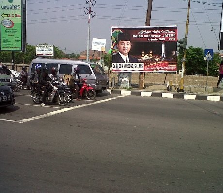 Ada Baliho Bergambar Bupati Sumedang Terkait Pilgub Jateng di Semarang