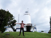 Latarbelakang Menara Suar Padang Latarbelakang Menara Suar Padang