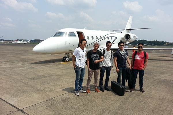 NOAH Tur Konser di Makassar Carter Jet Pribadi