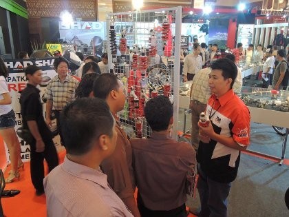 Suasana di booth TDR Suasana di booth TDR