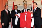 SBY Menjadi Pemain Arsenal