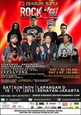 Mike Portnoy & Billy Sheehan Jadi Bintang Rockfest 2012