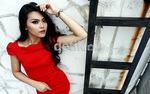 Dress Merah Menantang Ina Kartika