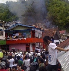 Puluhan Rumah di Jayapura Terbakar