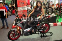 Motor listrik ini diperkenalkan TDR sebagai wujud kepeduliannya kepada lingkungan. Sebab motor listrik ini diklaim memiliki zero emission. Adityamaluna/detikOto.
