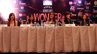 Sebelum tampil, Wonder Girls menggelar jumpa pers di Songket Room, Four Seasons Hotel, Sabtu (3/11/2012). (Witanto Prasetyo).