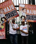 Aksi Dukung Dahlan Iskan