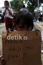 Jokowi Didemo Siswa SD