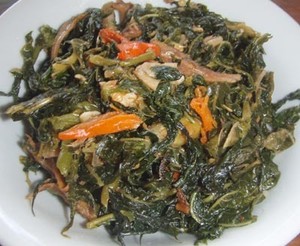 Resep Sayuran: Oseng Daun Pepaya Teri