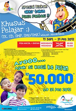 Ayo, Ajak Si Kecil ke Dufan hanya Rp 50 Ribu!