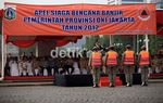 Jokowi Pimpin Apel Siaga Banjir