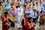 Kirab Budaya SMA Digelar di Kemenhan