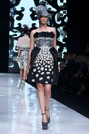 Sebastian Gunawan Bella Pietra. Jakarta Fashion Week 2013 at Plaza Senayan. Jakarta. [Foto: Mohammad Abduh/Wolipop]