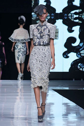 Sebastian Gunawan Bella Pietra. Jakarta Fashion Week 2013 at Plaza Senayan. Jakarta. [Foto: Mohammad Abduh/Wolipop]
