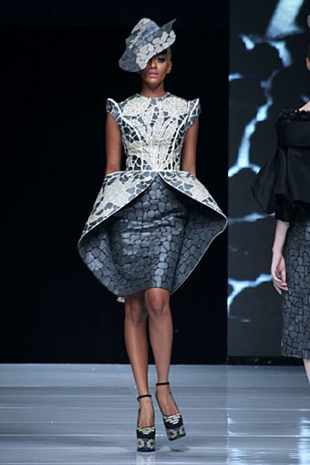 Sebastian Gunawan Bella Pietra. Jakarta Fashion Week 2013 at Plaza Senayan. Jakarta. [Foto: Mohammad Abduh/Wolipop]