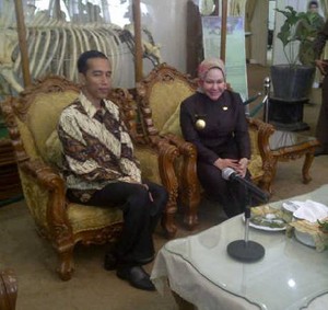 Ditemui Jokowi, Ratu Atut Harap DKI-Banten Makin Mesra