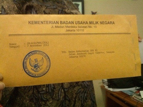 Ini Dia Surat Dahlan Iskan Soal 6 Anggota DPR Pemeras