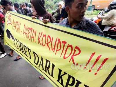 KPU Didesak Coret Partai Korup di Pemilu 2014