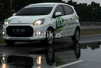 Konsumsi bahan bakar Astra Daihatsu Ayla mencapai 1 : 27,1 km.