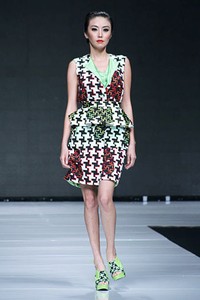 Lie Sang Bong Indonesia Today, The World Tomorrow. Jakarta Fashion Week 2013 at Plaza Senayan. Jakarta. [Foto: Mohammad Abduh/Wolipop]