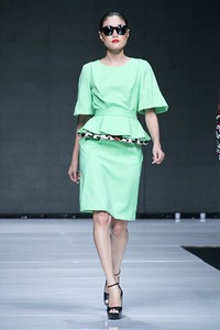 Lie Sang Bong Indonesia Today, The World Tomorrow. Jakarta Fashion Week 2013 at Plaza Senayan. Jakarta. [Foto: Mohammad Abduh/Wolipop]