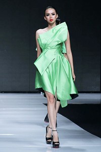 Lie Sang Bong Indonesia Today, The World Tomorrow. Jakarta Fashion Week 2013 at Plaza Senayan. Jakarta. [Foto: Mohammad Abduh/Wolipop]