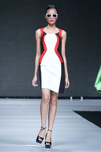 Lie Sang Bong Indonesia Today, The World Tomorrow. Jakarta Fashion Week 2013 at Plaza Senayan. Jakarta. [Foto: Mohammad Abduh/Wolipop]