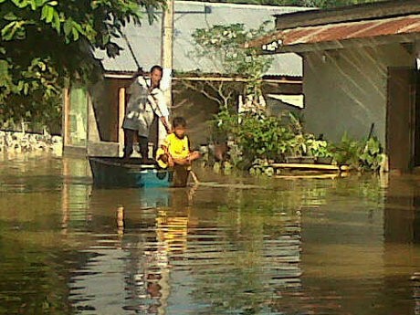 Banjir di Sergai Sumut Mulai Surut, Air Masih Setinggi 1 Meter