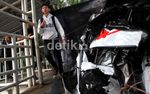 Jembatan Penyeberangan Dipenuhi Sampah