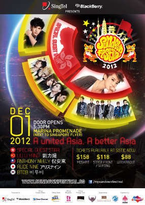Sundown Festival 2012 Dimeriahkan BTOB & Alice Nine