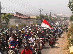 Bypass Mojokerto Kembali Jadi Sasaran Pemblokiran Buruh