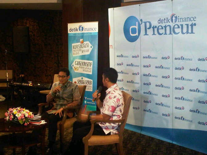 Sandiaga Uno: Dahlan Iskan Klien Pertama Saya