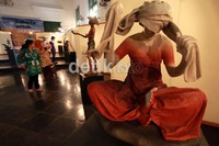 Dalam pameran ini sebanyak 20 patung dipamerkan.