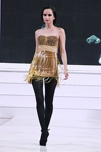 Dimas Beck Rouge. Gazia Glitz & Glam. Jakarta Fashion Week 2013 at Plaza Senayan. Jakarta. [Foto: Mohammad Abduh/Wolipop]