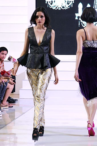 Dimas Beck Rouge. Gazia Glitz & Glam. Jakarta Fashion Week 2013 at Plaza Senayan. Jakarta. [Foto: Mohammad Abduh/Wolipop]