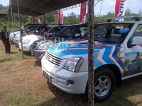 Dalam acara pembukaan pameran tersebut sekaligus sebagai peluncuran perdana SUV Esemka Rajawali dan Pick Up Esemka Bima.