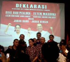 Rieke-Teten Deklarasikan Koalisi Rakyat untuk Jabar Baru