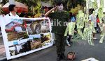 Aksi Menolak Pengusuran Rumah Dinas Veteran