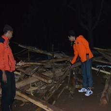 Puting Beliung Sapu dan Rusak Belasan Rumah