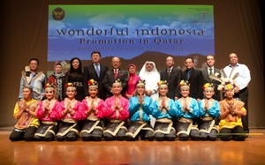 Warga Qatar Terpesona Pertunjukan Budaya Indonesia