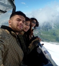 Diego dan Nikita menghabiskan waktu bersama di luar negeri. (Instagram)