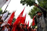 Ratusan Buruh Kembali Berdemo di Balai Kota