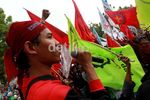 Ratusan Buruh Kembali Berdemo di Balai Kota